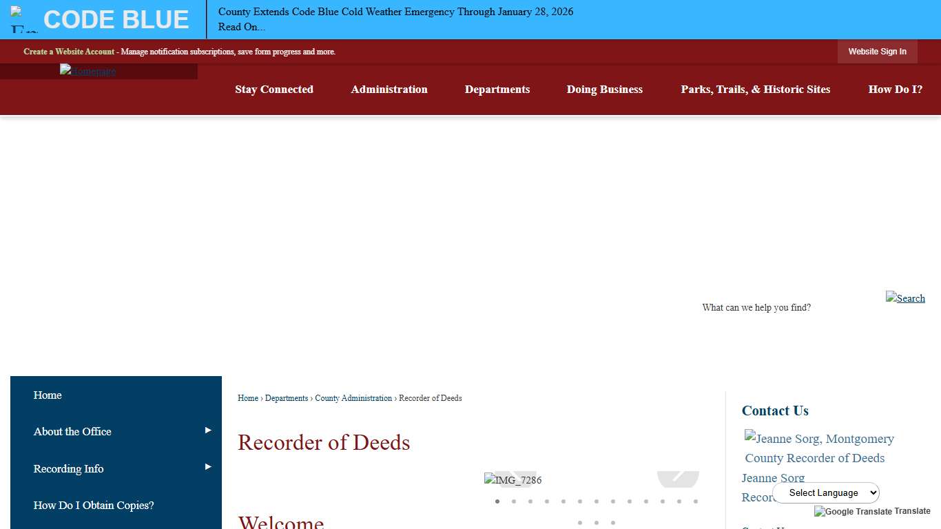 Recorder of Deeds Montgomery County, PA - Official Website